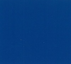 Solid royal blue background with a few tiny white specks