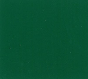 Solid dark green background with a few tiny white specks scattered across the surface